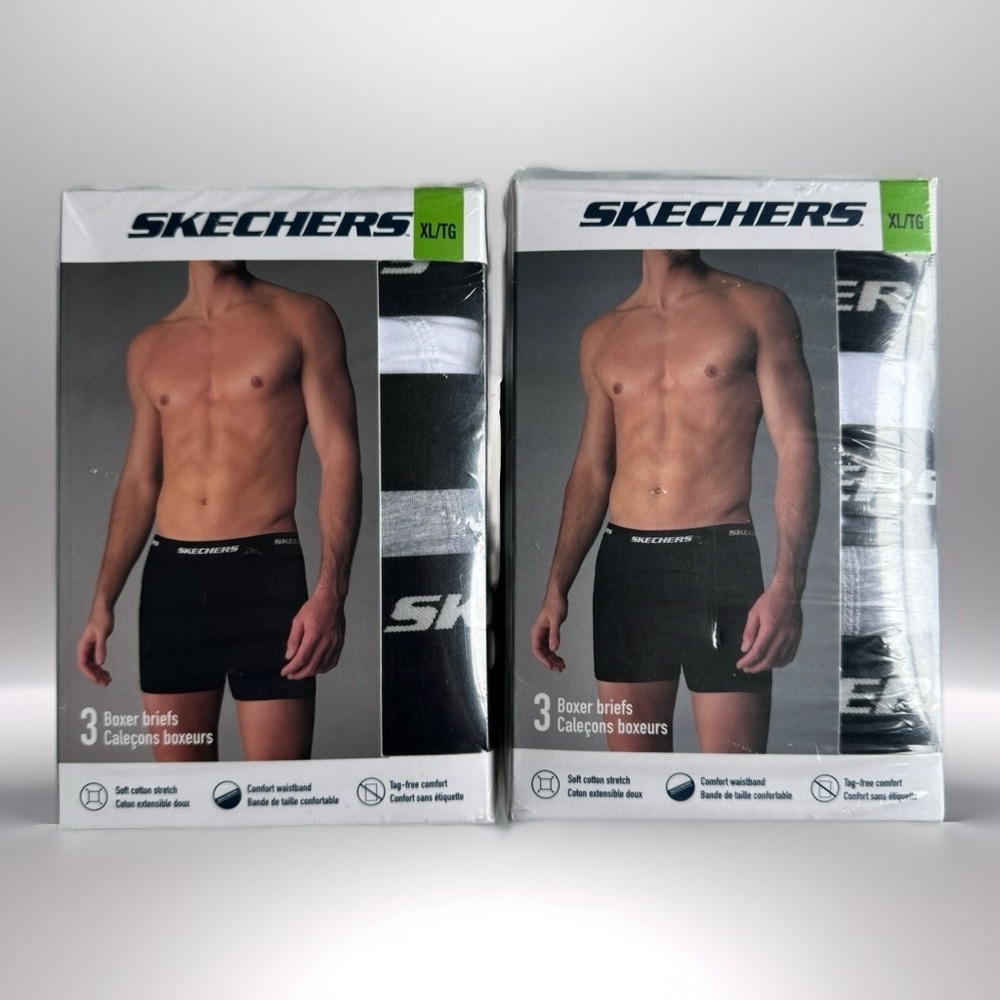 Skechers Tag-less multicolored boxers 3pck Bundle of 2